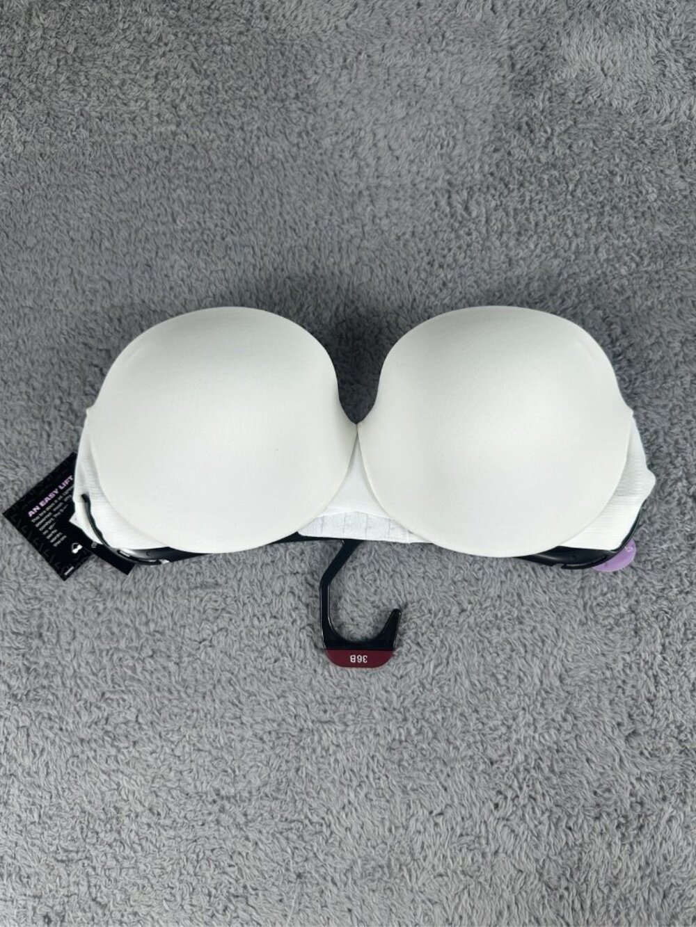 Maidenform Women's Strapless Lift Underwire Bra White Size 36B